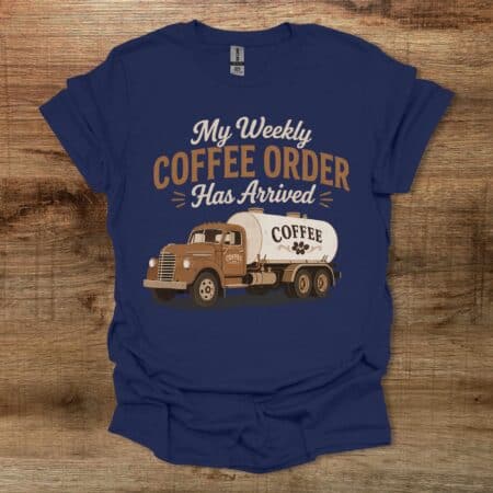 Coffee Supply Navy T Shirt Unisex