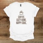 Cozy Home White T Shirt Unisex