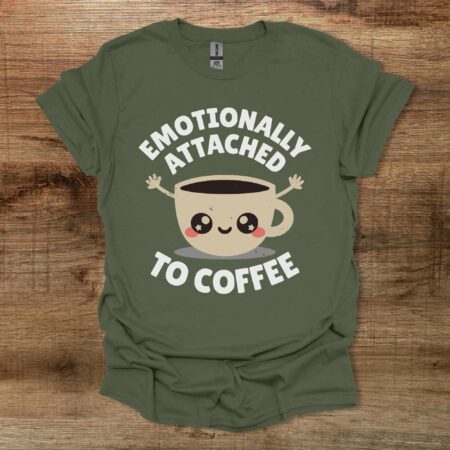 Emotionally Attached Military Green T Shirt Unisex