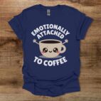 Emotionally Attached Navy T Shirt Unisex