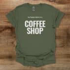 Happy Place Military Green T Shirt Unisex