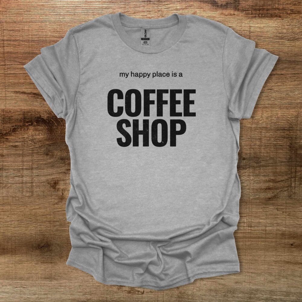 Happy Place Sport Grey T-Shirt Unisex Happy Place Sport Grey T Shirt Unisex