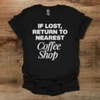 If Lost Black T Shirt Unisex