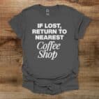 If Lost Charocal T Shirt Unisex