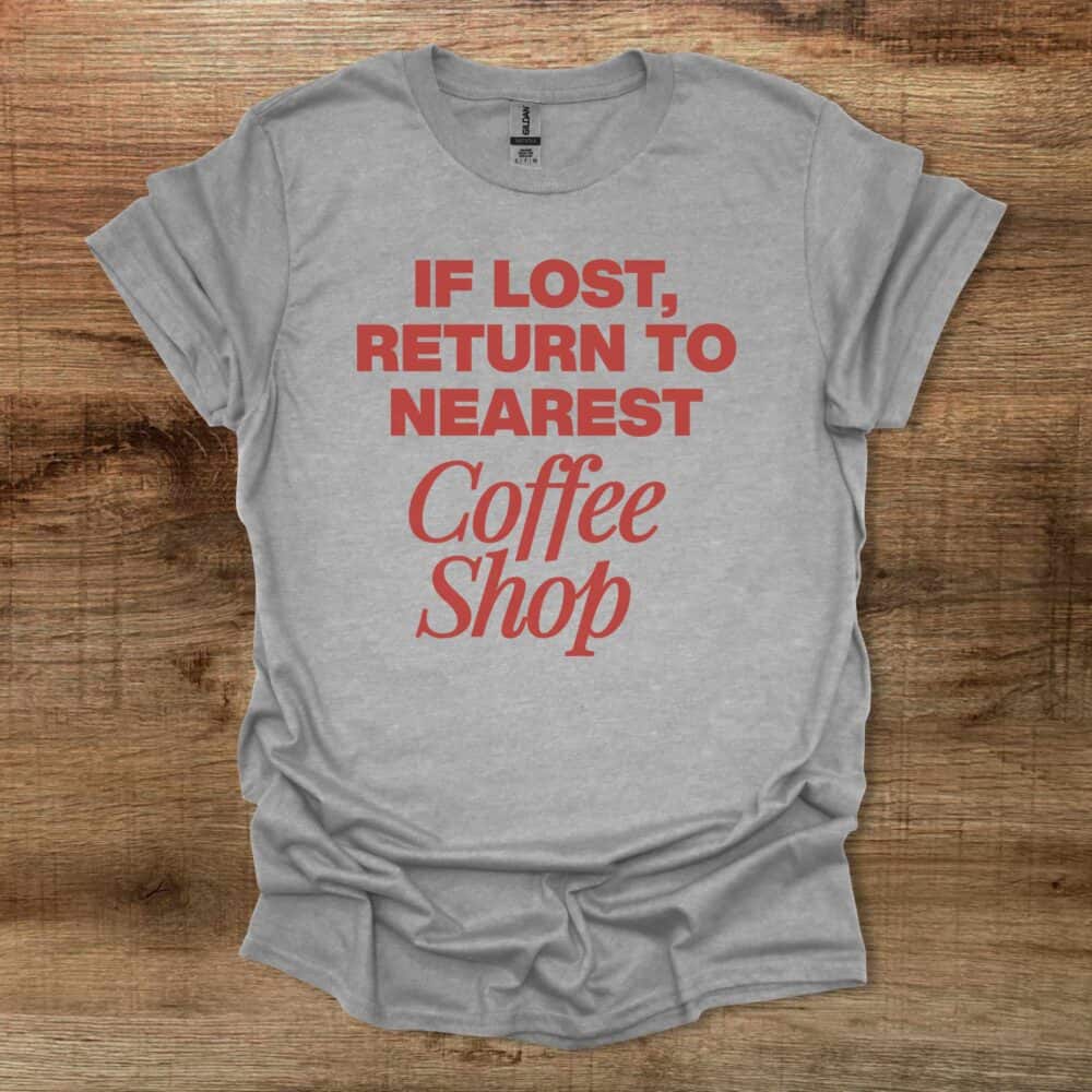 If Lost Sport Grey T-Shirt Unisex If Lost Sport Grey T Shirt Unisex
