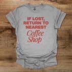 If Lost Sport Grey T Shirt Unisex