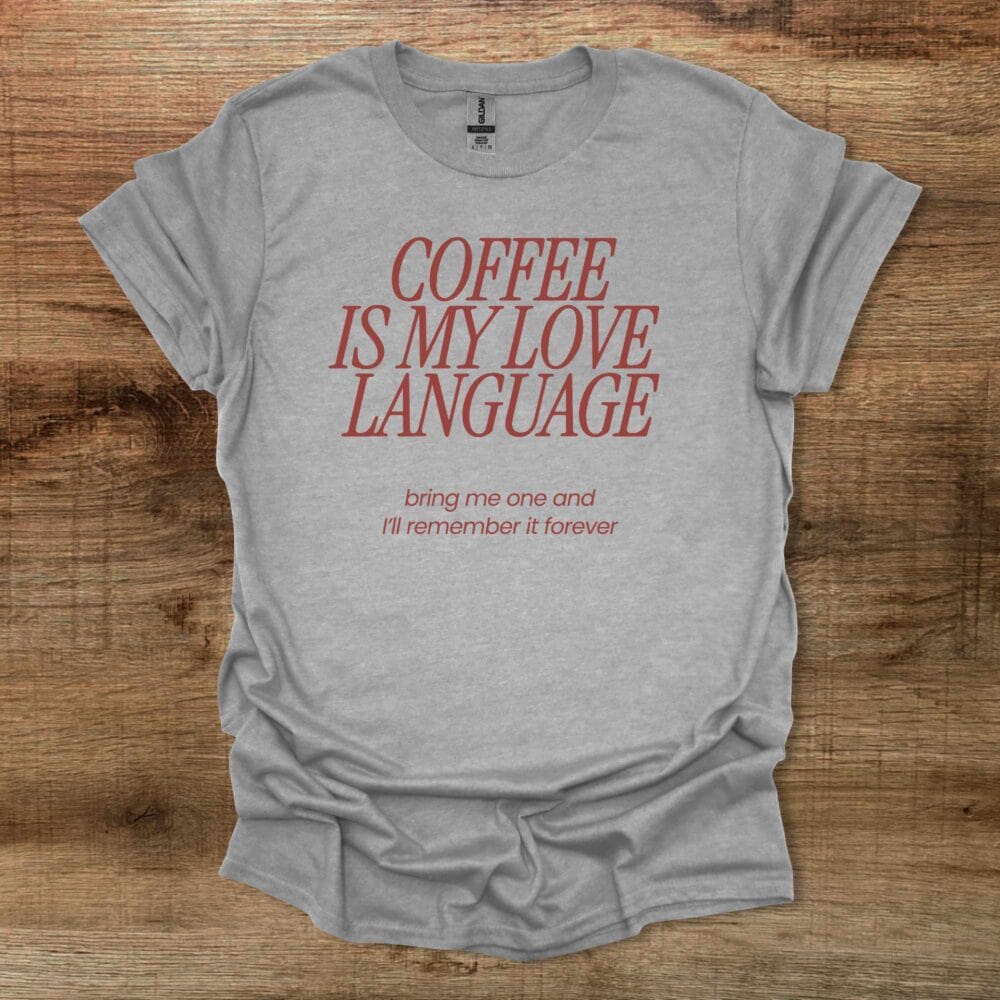 Love Language Sport Grey T-Shirt Unisex Love Language Sport Grey T Shirt Unisex
