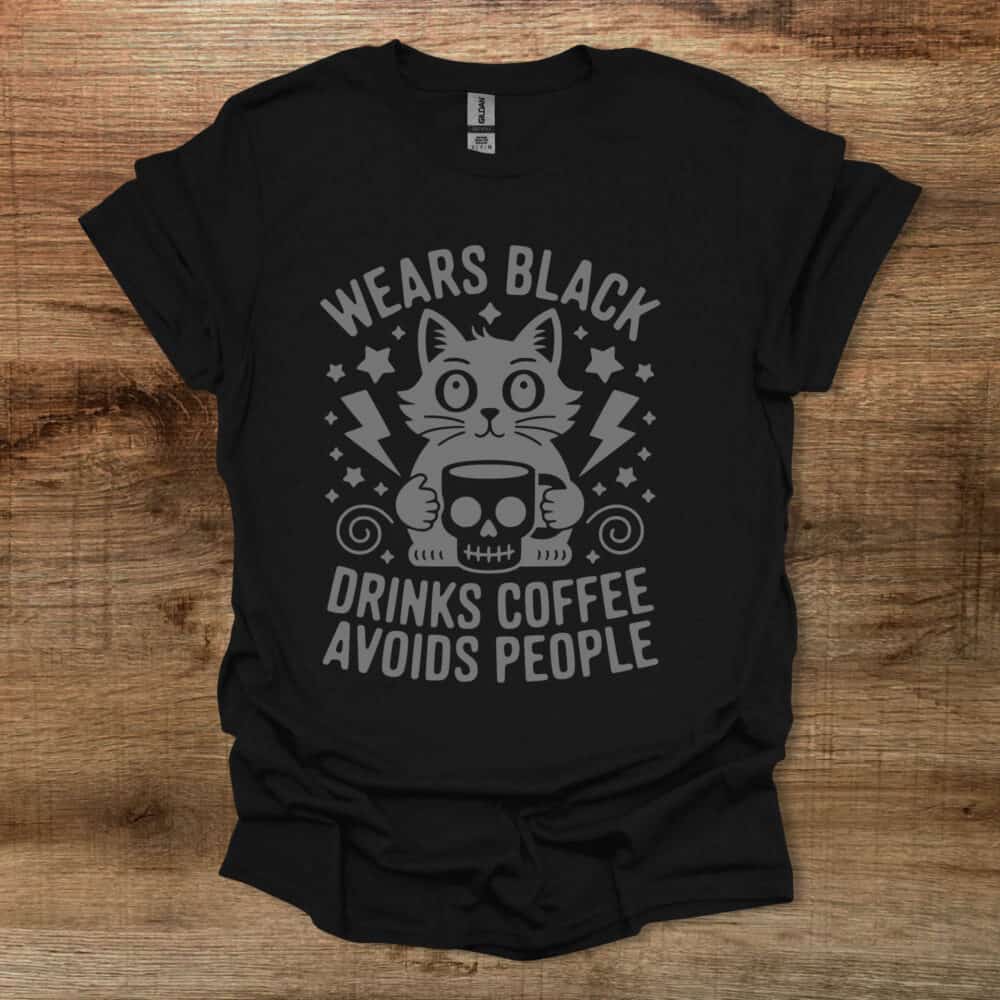 Wears Black Black T-Shirt Unisex Wears Black Black T Shirt Unisex