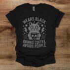 Wears Black Black T Shirt Unisex