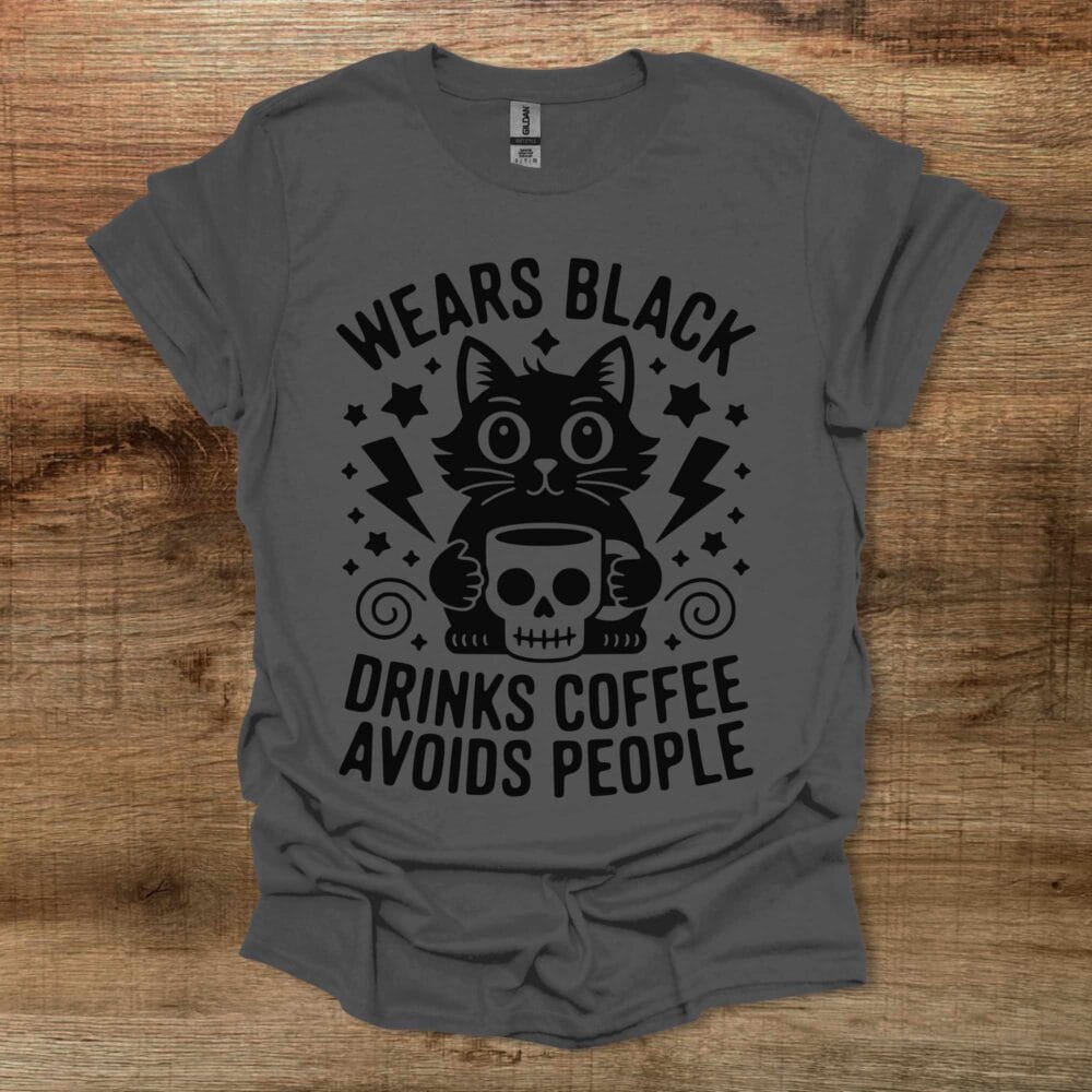 Wears Black Charocal T-Shirt Unisex Wears Black Charocal T Shirt Unisex