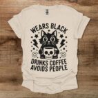 Wears Black Natural T Shirt Unisex