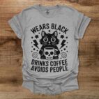 Wears Black Sport Grey T Shirt Unisex